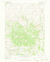 Bakers Peak Colorado Historical topographic map, 1:24000 scale, 7.5 X 7.5 Minute, Year 1969