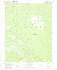 Baldy Mountain Colorado Historical topographic map, 1:24000 scale, 7.5 X 7.5 Minute, Year 1964