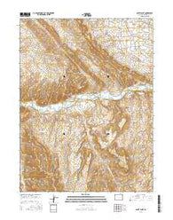 Banty Point Colorado Current topographic map, 1:24000 scale, 7.5 X 7.5 Minute, Year 2016