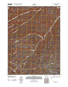 Barcus Creek Colorado Historical topographic map, 1:24000 scale, 7.5 X 7.5 Minute, Year 2010