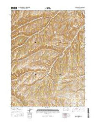 Barcus Creek Colorado Current topographic map, 1:24000 scale, 7.5 X 7.5 Minute, Year 2016