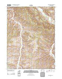 Barcus Creek SE Colorado Historical topographic map, 1:24000 scale, 7.5 X 7.5 Minute, Year 2013