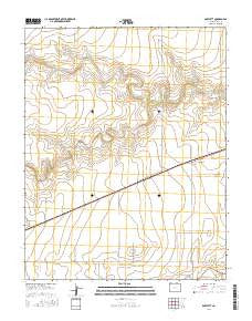 Bartlett Colorado Current topographic map, 1:24000 scale, 7.5 X 7.5 Minute, Year 2016
