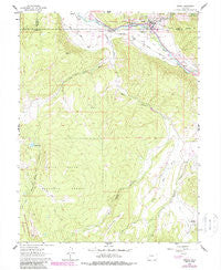 Basalt Colorado Historical topographic map, 1:24000 scale, 7.5 X 7.5 Minute, Year 1961