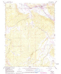 Basalt Colorado Historical topographic map, 1:24000 scale, 7.5 X 7.5 Minute, Year 1961