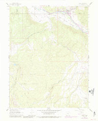 Basalt Colorado Historical topographic map, 1:24000 scale, 7.5 X 7.5 Minute, Year 1961