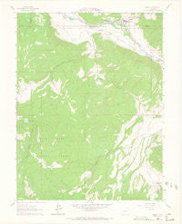 Basalt Colorado Historical topographic map, 1:24000 scale, 7.5 X 7.5 Minute, Year 1961