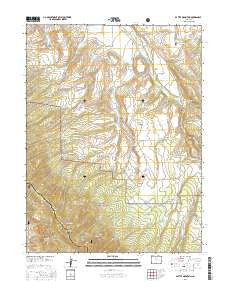 Battle Mountain Colorado Current topographic map, 1:24000 scale, 7.5 X 7.5 Minute, Year 2016