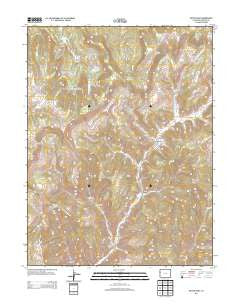 Baxter Pass Colorado Historical topographic map, 1:24000 scale, 7.5 X 7.5 Minute, Year 2013