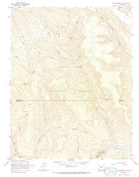 Bear Mountain Colorado Historical topographic map, 1:24000 scale, 7.5 X 7.5 Minute, Year 1964