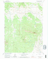Bears Ears Peaks Colorado Historical topographic map, 1:24000 scale, 7.5 X 7.5 Minute, Year 1962