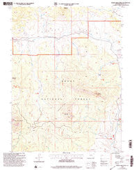 Bears Ears Peaks Colorado Historical topographic map, 1:24000 scale, 7.5 X 7.5 Minute, Year 2000