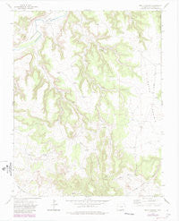 Beaty Canyon Colorado Historical topographic map, 1:24000 scale, 7.5 X 7.5 Minute, Year 1972