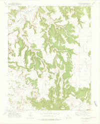Beaty Canyon Colorado Historical topographic map, 1:24000 scale, 7.5 X 7.5 Minute, Year 1972