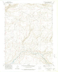 Big Bucktail Creek Colorado Historical topographic map, 1:24000 scale, 7.5 X 7.5 Minute, Year 1973