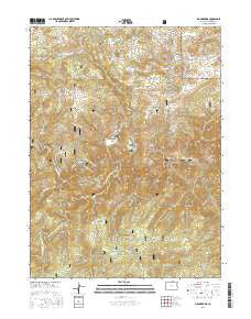 Big Narrows Colorado Current topographic map, 1:24000 scale, 7.5 X 7.5 Minute, Year 2016