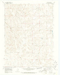 Bijou Colorado Historical topographic map, 1:24000 scale, 7.5 X 7.5 Minute, Year 1970