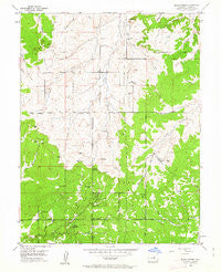 Black Forest Colorado Historical topographic map, 1:24000 scale, 7.5 X 7.5 Minute, Year 1954