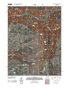 Blair Mountain Colorado Historical topographic map, 1:24000 scale, 7.5 X 7.5 Minute, Year 2011
