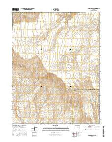 Bledsoe Ranch Colorado Current topographic map, 1:24000 scale, 7.5 X 7.5 Minute, Year 2016