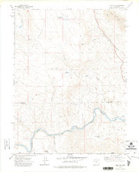 Blue Hill Colorado Historical topographic map, 1:24000 scale, 7.5 X 7.5 Minute, Year 1972