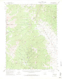Bonanza Colorado Historical topographic map, 1:62500 scale, 15 X 15 Minute, Year 1959