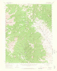 Bonanza Colorado Historical topographic map, 1:62500 scale, 15 X 15 Minute, Year 1959