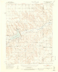 Bonny Reservoir Colorado Historical topographic map, 1:62500 scale, 15 X 15 Minute, Year 1950