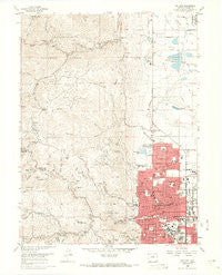 Boulder Colorado Historical topographic map, 1:24000 scale, 7.5 X 7.5 Minute, Year 1966