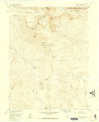 Bowen Mountain Colorado Historical topographic map, 1:24000 scale, 7.5 X 7.5 Minute, Year 1957