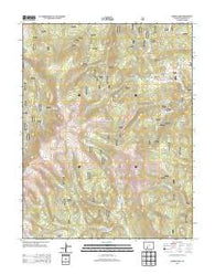 Bowers Peak Colorado Historical topographic map, 1:24000 scale, 7.5 X 7.5 Minute, Year 2013