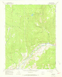 Bowie Colorado Historical topographic map, 1:24000 scale, 7.5 X 7.5 Minute, Year 1965