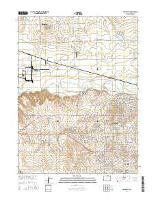 Bracewell Colorado Current topographic map, 1:24000 scale, 7.5 X 7.5 Minute, Year 2016