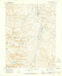 Breckenridge Colorado Historical topographic map, 1:24000 scale, 7.5 X 7.5 Minute, Year 1970