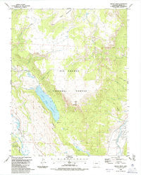 Bristol Head Colorado Historical topographic map, 1:24000 scale, 7.5 X 7.5 Minute, Year 1986