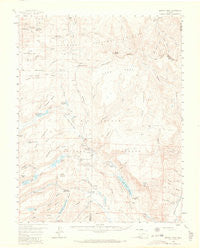Bristol Head Colorado Historical topographic map, 1:62500 scale, 15 X 15 Minute, Year 1959