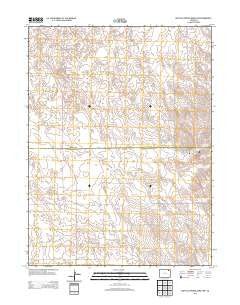 Buffalo Springs Ranch NW Colorado Historical topographic map, 1:24000 scale, 7.5 X 7.5 Minute, Year 2013