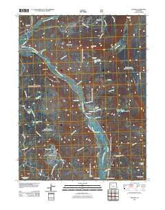 Buford Colorado Historical topographic map, 1:24000 scale, 7.5 X 7.5 Minute, Year 2011