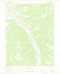 Buford Colorado Historical topographic map, 1:24000 scale, 7.5 X 7.5 Minute, Year 1966