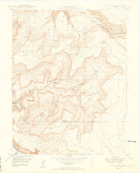 Bull Canyon Colorado Historical topographic map, 1:24000 scale, 7.5 X 7.5 Minute, Year 1949