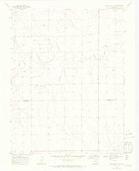 Burlington 3 SE Colorado Historical topographic map, 1:24000 scale, 7.5 X 7.5 Minute, Year 1969
