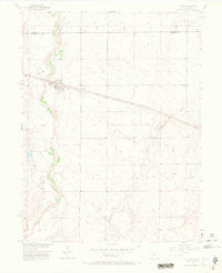 Byers Colorado Historical topographic map, 1:24000 scale, 7.5 X 7.5 Minute, Year 1956