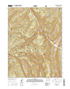 Cabin Creek Colorado Current topographic map, 1:24000 scale, 7.5 X 7.5 Minute, Year 2016