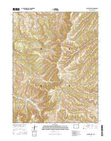 Calamity Ridge Colorado Current topographic map, 1:24000 scale, 7.5 X 7.5 Minute, Year 2016