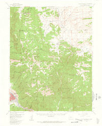 Cameron Mountain Colorado Historical topographic map, 1:62500 scale, 15 X 15 Minute, Year 1956