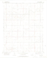 Campo NW Colorado Historical topographic map, 1:24000 scale, 7.5 X 7.5 Minute, Year 1978