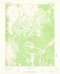 Cannibal Plateau Colorado Historical topographic map, 1:24000 scale, 7.5 X 7.5 Minute, Year 1963