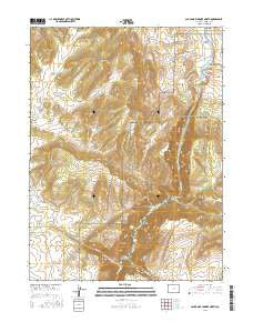 Canyon of Lodore North Colorado Current topographic map, 1:24000 scale, 7.5 X 7.5 Minute, Year 2016