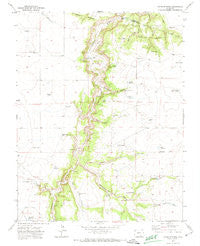 Capps Springs Colorado Historical topographic map, 1:24000 scale, 7.5 X 7.5 Minute, Year 1970