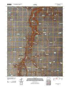 Capps Springs Colorado Historical topographic map, 1:24000 scale, 7.5 X 7.5 Minute, Year 2010